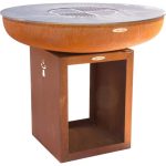 Barbecue brasero en acier  Carus Diamètre 102 cm Hauteur 87 cm. – Image 2