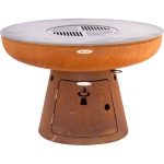 Barbecue brasero en acier  Nero Hauteur 84 cm Diamètre 102 cm. – Image 3