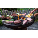 Barbecue brasero en acier  Nero Hauteur 105 cm Diamètre 102 cm. – Image 4