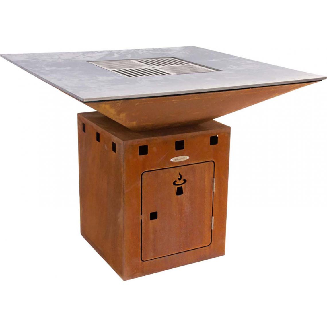 barbecue-brasero-en-acier-cube-surface-de-cuisson-102-cm-14048992-38993950_1140x1140.jpg Barbecue brasero en acier Cube Surface de cuisson 102 cm. – Image 1