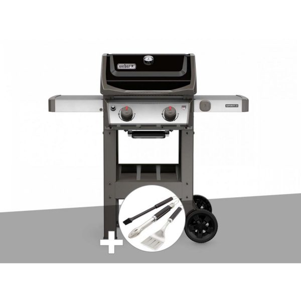 Barbecue gaz Weber Spirit II E-210 GBS + Kit ustensiles 3 pièces Better