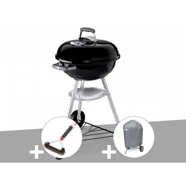 Barbecue Weber Compact Kettle 47 cm + Brosse + Housse