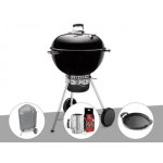 Barbecue Weber Master-Touch GBS 57 cm Noir + Housse + Kit Cheminée + Plancha – Image 2