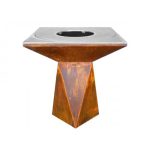 Brasero Artiss G1 Corten plaque acier carbone – Image 2