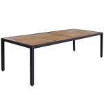 Jeu de mobilier de jardin 21 pcs Noir Résine tressée – Image 5