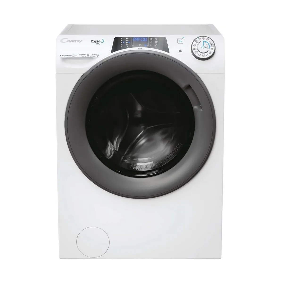 67dfea5c123b46a29880996ed0dcc3cd.webp Lave-linge séchant 8/5kg 1400 trs/min - RPW4856MWMR9/1-S - CANDY – Image 1